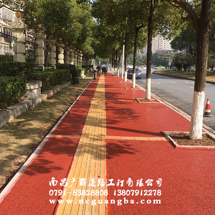 南昌红谷滩人行道改造工程