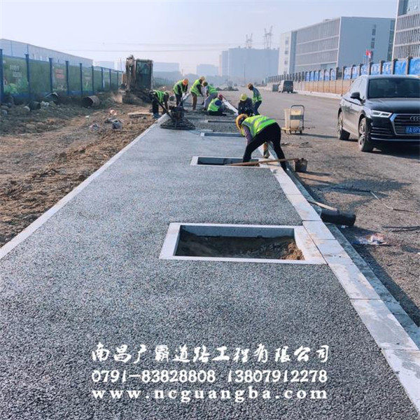 高新区华勤千亿产业园人行道